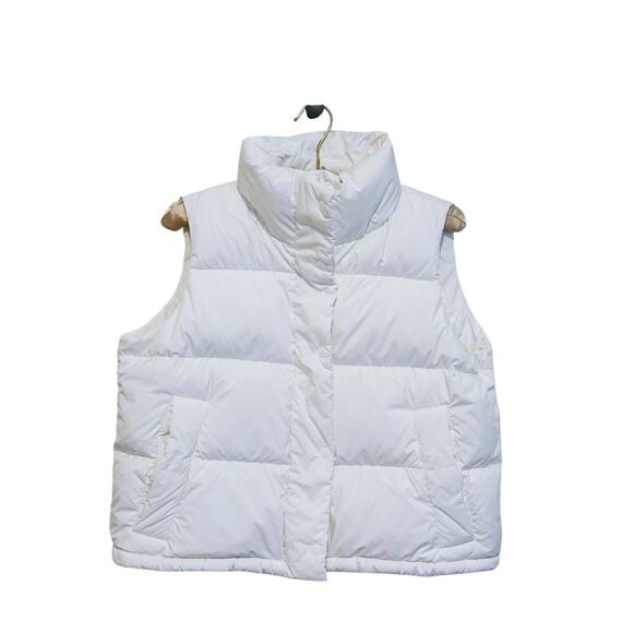Lululemon Wunder Puff Cropped Vest Hooeded Womens 6 White Winter Thermal Puffer - Picture 3 of 11